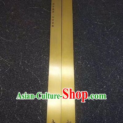Chinese Traditional Calligraphy Brass Paper Weight Handmade Handwriting Supplies