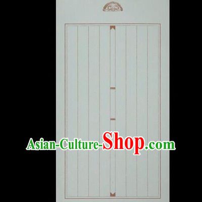 Traditional Chinese Calligraphy Light Green Batik Letter Paper Handmade The Four Treasures of Study Writing Art Paper