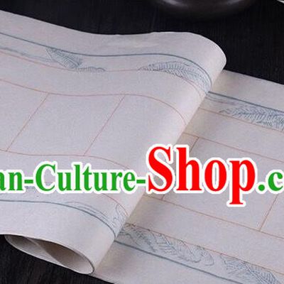 Chinese Traditional Spring Festival Couplets White Paper Handmade Couplet Calligraphy Writing Batik Art Paper