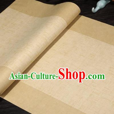 Chinese Traditional Pattern Calligraphy Ginger Art Paper Handmade Couplet Writing Xuan Paper