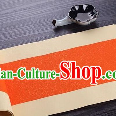 Chinese Traditional Spring Festival Couplets Batik Red Paper Handmade Couplet Calligraphy Writing Art Paper