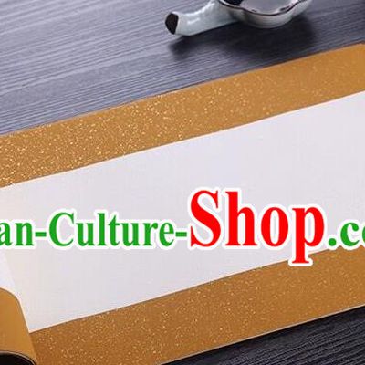 Chinese Traditional Spring Festival Couplets Batik Brown Paper Handmade Couplet Calligraphy Writing Art Paper
