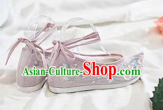 Chinese Embroidered Flowers Pink Shoes Hanfu Shoes Women Shoes Opera Shoes Princess Shoes Chinese Embroidered Flowers Pink Shoes Hanfu Shoes Women Shoes Opera Shoes Princess Shoes