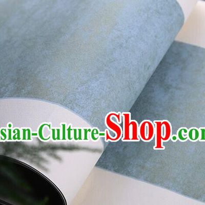 Chinese Traditional Spring Festival Couplets Blue Xuan Paper Handmade Couplet Calligraphy Writing Art Paper