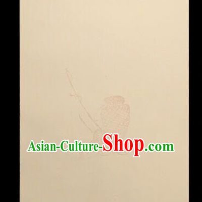Traditional Chinese Apricot Xuan Paper Handmade The Four Treasures of Study Writing Art Paper