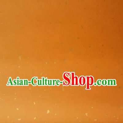 Chinese Traditional Calligraphy Orange Xuan Paper Handmade The Four Treasures of Study Writing Art Paper