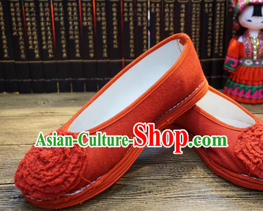 Traditional Chinese Red Cloth Shoes National Wedding Shoes Hanfu Shoes for Women Traditional Chinese Red Cloth Shoes National Wedding Shoes Hanfu Shoes for Women