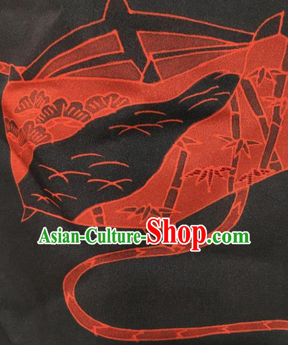 Japanese Traditional Embroidered Haori Jacket Japan Kimono Overwear Costume for Men