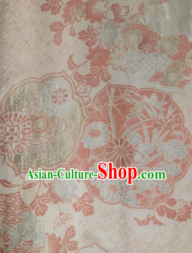 Japanese Traditional Printing Pink Haori Jacket Japan Kimono Overwear Costume for Men
