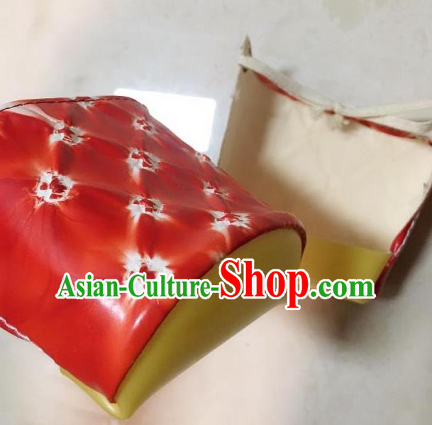 Traditional Japanese Pattern Red Geta Slippers Asian Japan Zori Shoes for Women