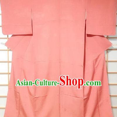 Traditional Japanese Chrysanthemum Pattern Pink Furisode Kimono Japan Yukata Dress Costume for Women