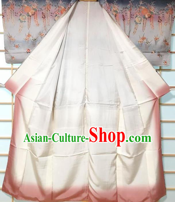 Traditional Japanese Classical Chrysanthemum Pattern Grey Kimono Asian Japan Yukata Costume for Men Traditional Japanese Classical Chrysanthemum Pattern Grey Kimono Asian Japan Yukata Costume for Men
