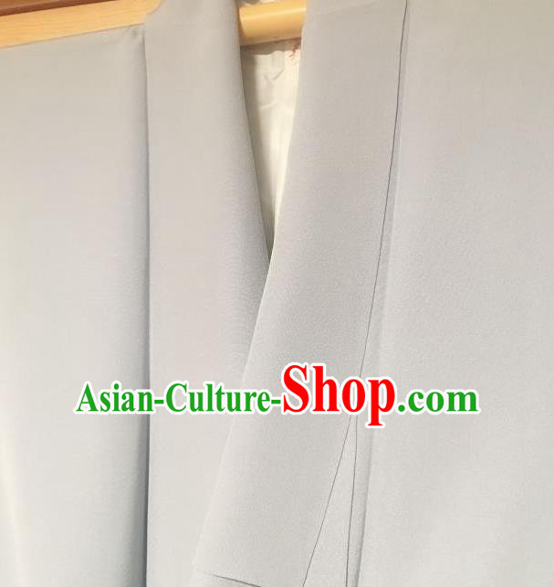 Traditional Japanese Grey Silk Kimono Japan Yukata Costume for Men Traditional Japanese Grey Silk Kimono Japan Yukata Costume for Men