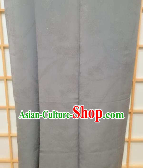 Japanese Traditional Pattern Grey Silk Iromuji Kimono Japan Yukata Dress Costume for Women Japanese Traditional Pattern Grey Silk Iromuji Kimono Japan Yukata Dress Costume for Women