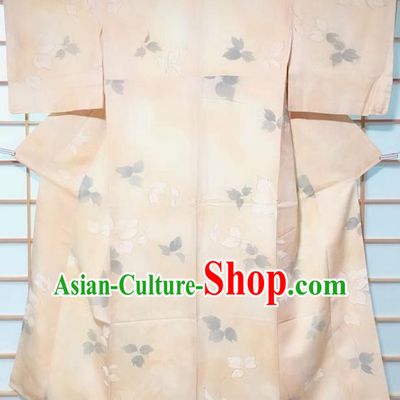 Japanese Traditional Printing Edo Komon Kimono Japan Yukata Dress Costume for Women