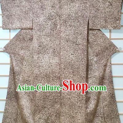 Japanese Classical Pattern Grey Kimono Japan Traditional Yukata Dress Costume for Women
