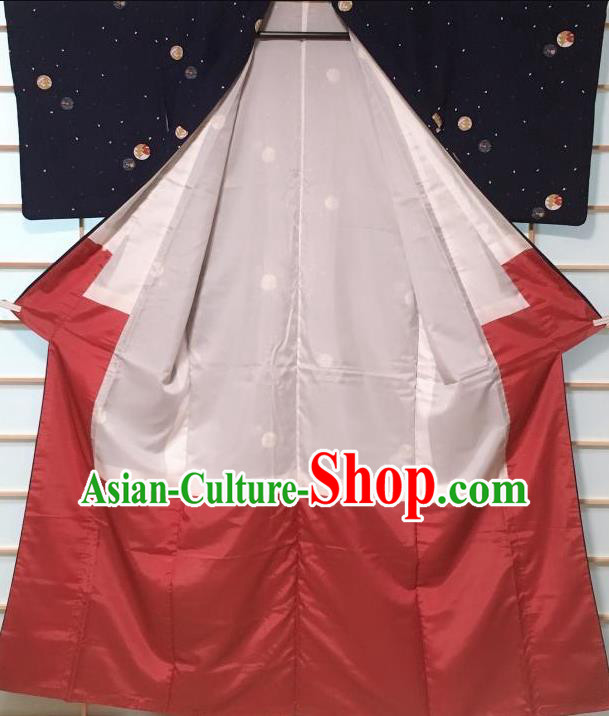 Traditional Japanese Navy Kimono Japan Classical Pattern Yukata Dress Costume for Women Traditional Japanese Navy Kimono Japan Classical Pattern Yukata Dress Costume for Women