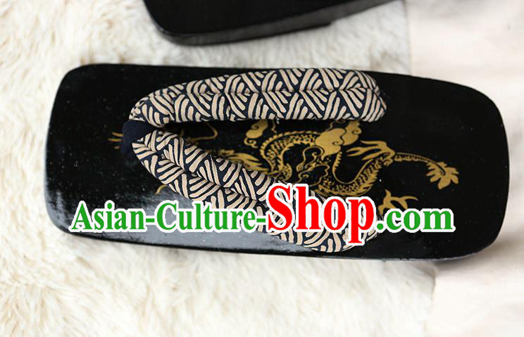 Japanese Traditional Black Flip Flops Slippers Clogs Asian Japan Geta Shoes for Men Japanese Traditional Black Flip Flops Slippers Clogs Asian Japan Geta Shoes for Men