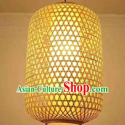Chinese Traditional Handmade Bamboo Weaving Lanterns Hanging Lantern Lamp