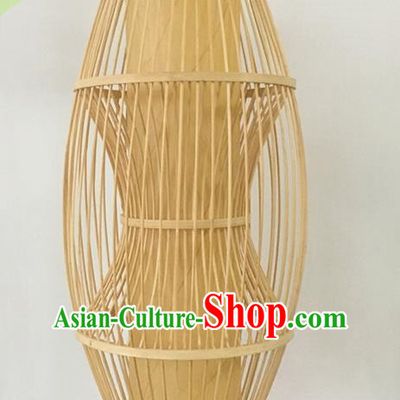 Traditional Chinese Bamboo Art Hanging Lanterns Handmade Lantern Scaldfish Lamp