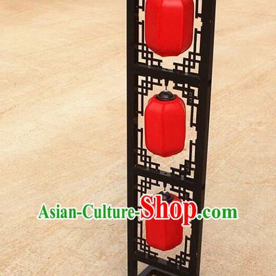Chinese Traditional Red Lamp Wedding Floor Lanterns Handmade Palace Lantern