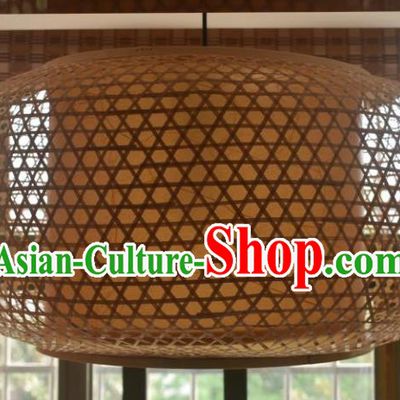 Chinese Traditional Handmade Bamboo Weaving Lanterns Hanging Lantern Parchment Lamp