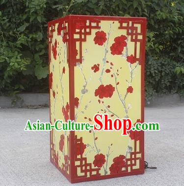 Chinese Traditional Printing Plum Lamp Wedding Floor Lanterns Handmade Palace Lantern Chinese Traditional Printing Plum Lamp Wedding Floor Lanterns Handmade Palace Lantern