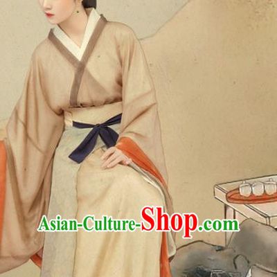 Chinese Ancient Noble Dame Hanfu Dress Traditional Song Dynasty Imperial Consort Costume for Women