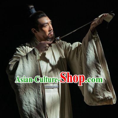 Chinese Ancient Drama Ming Dynasty Prince of Han Zhu Gaoxu Costume and Headpiece Complete Set