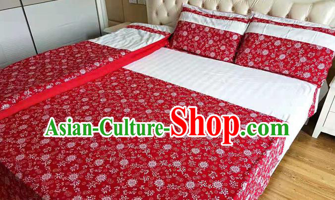 Chinese Traditional Classical Pattern Red Quilt Cover Wedding Bedclothes Chinese Traditional Classical Pattern Red Quilt Cover Wedding Bedclothes