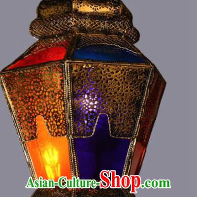 Asian Traditional Iron Ceiling Lantern Thailand Handmade Lanterns Hanging Lamps