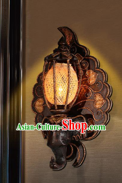 Southeast Asia Traditional Elephant Wall Lantern Thailand Handmade Wood Lanterns Southeast Asia Traditional Elephant Wall Lantern Thailand Handmade Wood Lanterns