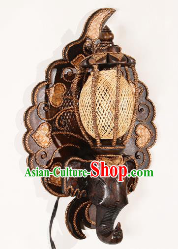 Southeast Asia Traditional Elephant Wall Lantern Thailand Handmade Wood Lanterns Southeast Asia Traditional Elephant Wall Lantern Thailand Handmade Wood Lanterns