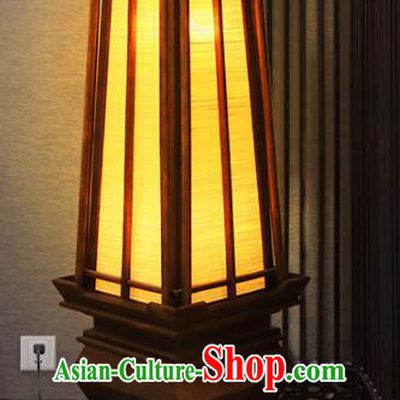 Southeast Asia Traditional Ebony Floor Lantern Thailand Handmade Lanterns