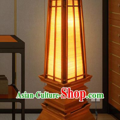 Southeast Asia Traditional Wood Floor Lantern Thailand Handmade Lanterns
