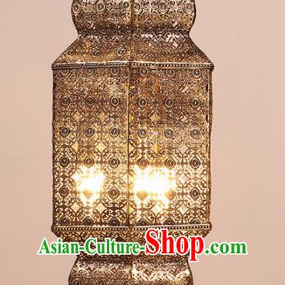 Asian Traditional Iron Ceiling Lantern Thailand Handmade Lanterns Hanging Lamps