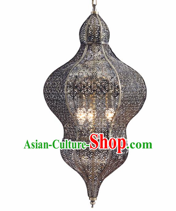Asian Traditional Iron Carving Ceiling Lantern Thailand Handmade Lanterns Hanging Lamps Asian Traditional Iron Carving Ceiling Lantern Thailand Handmade Lanterns Hanging Lamps