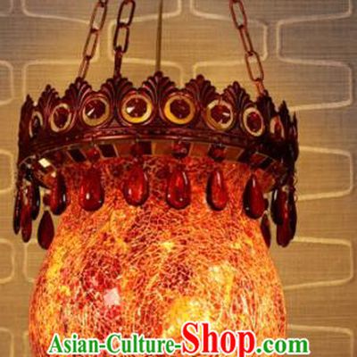 Asian Traditional Ceiling Lantern Thailand Handmade Iron Lanterns Hanging Lamps