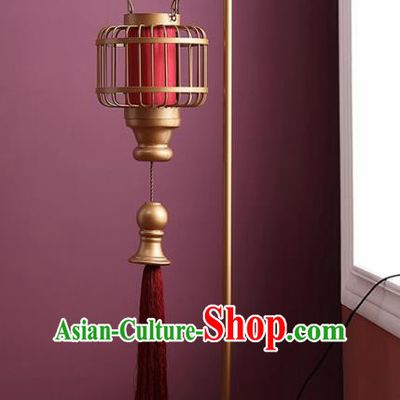 Asia Chinese Traditional Iron Floor Lantern Thailand Handmade Lanterns