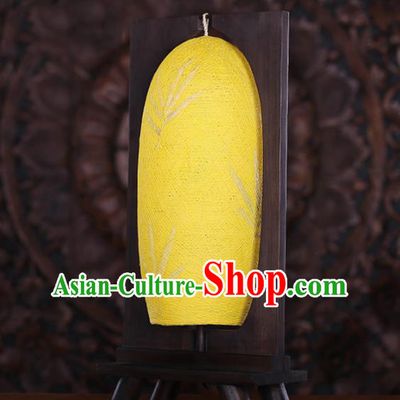 Asia Chinese Traditional Wood Rattan Desk Lantern Thailand Handmade Lanterns