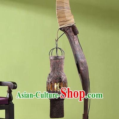 Asia Chinese Traditional Wood Floor Lantern Thailand Handmade Lanterns