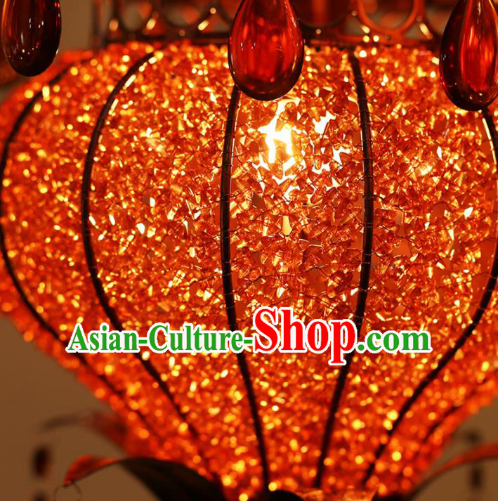 Asian Traditional Red Grass Ceiling Lantern Thailand Handmade Lanterns Hanging Lamps Asian Traditional Red Grass Ceiling Lantern Thailand Handmade Lanterns Hanging Lamps