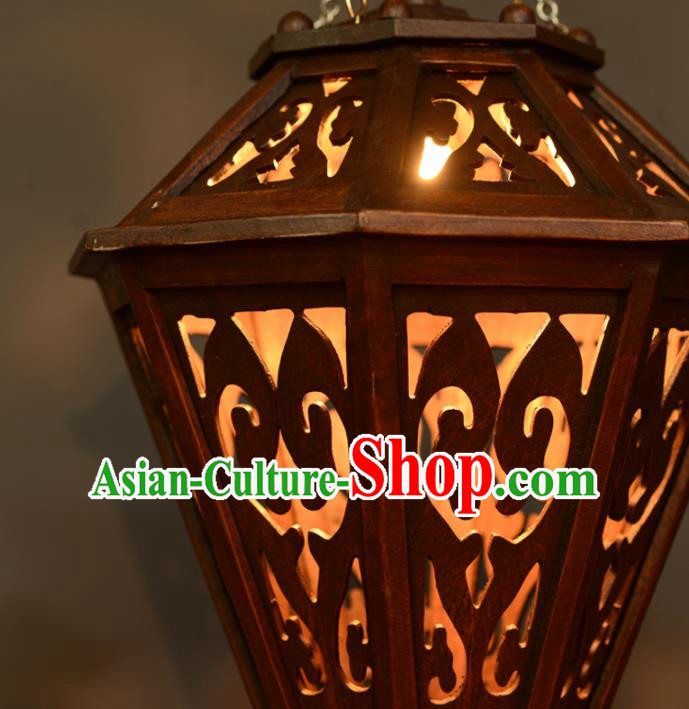 Asian Traditional Carving Wood Ceiling Lantern Thailand Handmade Lanterns Hanging Lamps Asian Traditional Carving Wood Ceiling Lantern Thailand Handmade Lanterns Hanging Lamps