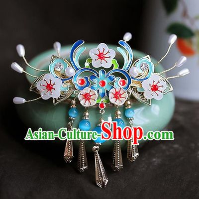 Chinese Traditional Hanfu Tassel Hair Claws Ancient Hair Accessories for Women
