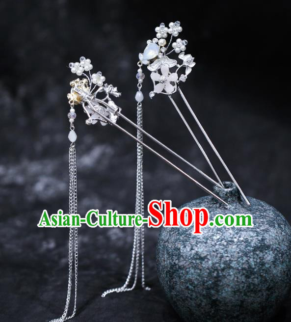 Chinese Traditional Hanfu Tassel Hairpins Ancient Hair Accessories for Women Chinese Traditional Hanfu Tassel Hairpins Ancient Hair Accessories for Women
