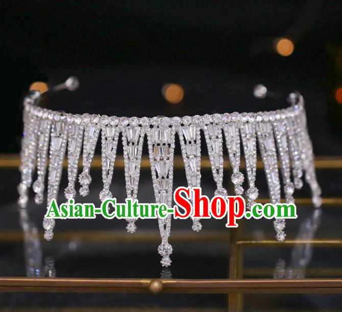 Top Grade Bride Baroque Royal Crown Wedding Hair Accessories for Women Top Grade Bride Baroque Royal Crown Wedding Hair Accessories for Women