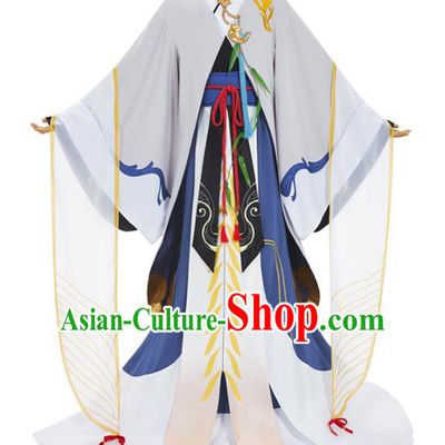 Traditional Chinese Cosplay Prince Knight Costume Ancient Swordsman Hanfu Clothing for Men