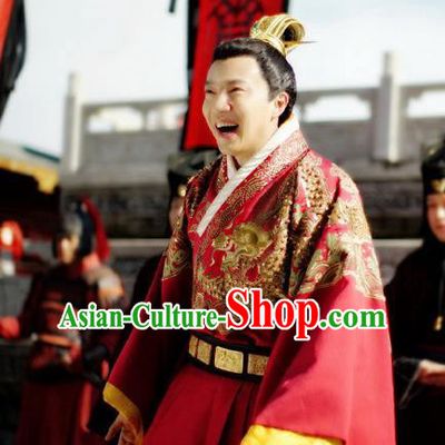 Chinese Ancient Ancient Spring and Autumn Period Xuan King of Qi Historical Television The Ugly Queen Costume for Men