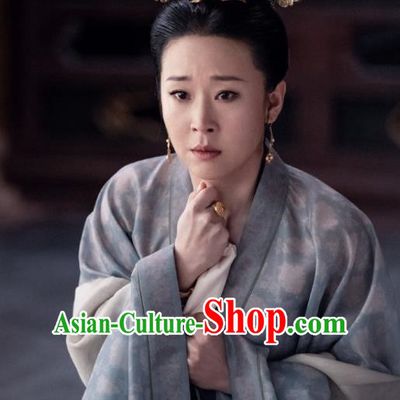 Royal Nirvana Chinese Ancient Imperial Consort Zhao Historical Costume Song Dynasty Court Dress and Headpiece for Women