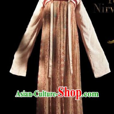 Chinese Ancient Court Maid A Bao Costume Historical Drama Royal Nirvana Lu Wenxi Song Dynasty Hanfu Dress for Women
